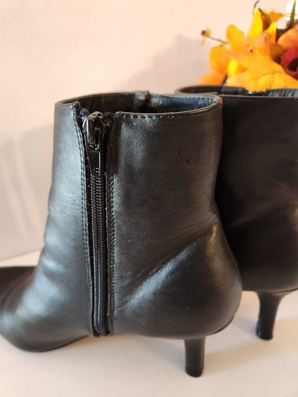 Rampage Black Pointed Toe Ankle Booties - Picture 3 of 7